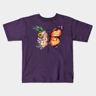 Spilt butterfly Kids T-Shirt